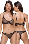 Cottelli Lingerie Transparent Set | Angel Clothing