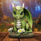 Freesia Flower Dragon Figurine | Angel Clothing
