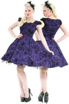 H&R London Purple Evening Swing Dress (UK8) | Angel Clothing