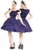 H&R London Purple Evening Swing Dress (UK8) | Angel Clothing