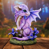 Iris Flower Dragon Figurine | Angel Clothing