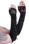 Long Lace Corset Gloves | Angel Clothing