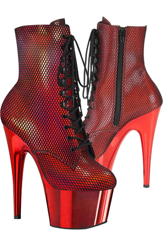 Pleaser ADORE 1020HFN Red Boots | Angel Clothing