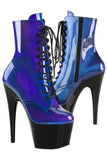 Pleaser ADORE 1020SHG Blue Purple Boots | Angel Clothing