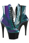 Pleaser ADORE-1020SHG Purple-Green / Black | Angel Clothing