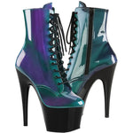 Pleaser ADORE-1020SHG Purple-Green / Black | Angel Clothing