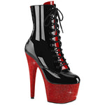 Pleaser Bejeweled 1020FH-7 Ankle Boots | Angel Clothing