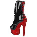 Pleaser Bejeweled 1020FH-7 Ankle Boots | Angel Clothing