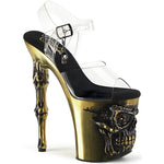 Pleaser Rapture 808-LT Brass Shoes | Angel Clothing