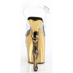 Pleaser Rapture 808-LT Brass Shoes | Angel Clothing