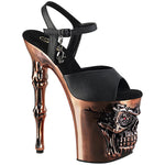 Pleaser Rapture 809-LT Copper Shoes | Angel Clothing