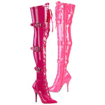 Pleaser SEDUCE 3028 Boots Pink | Angel Clothing