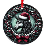 Oakhart Black Unicorn Christmas Ornament | Angel Clothing