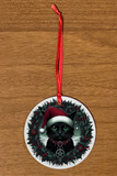 Oakhart Santa Cat Christmas Ornament | Angel Clothing