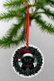 Oakhart Santa Cat Christmas Ornament | Angel Clothing