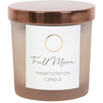 Full Moon Eucalyptus Manifestation Crystal Chip Candle | Angel Clothing