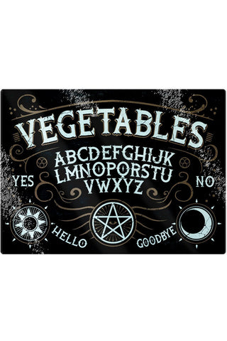 Vegetables Ouija Glass Chopping Board | Angel Clothing