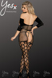 YesX Black Bodystocking | Angel Clothing