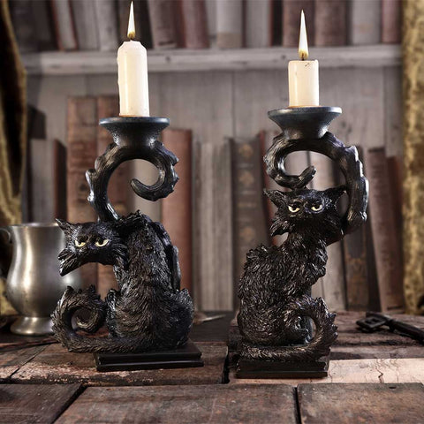 Salem and Spite Candlestick Holders